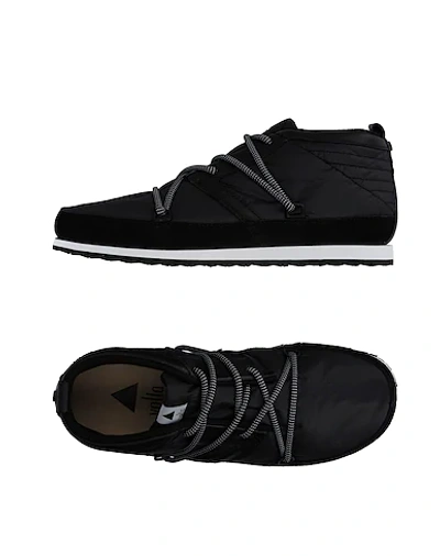 Shop Volta Man Sneakers Black Size 5 Textile Fibers, Soft Leather
