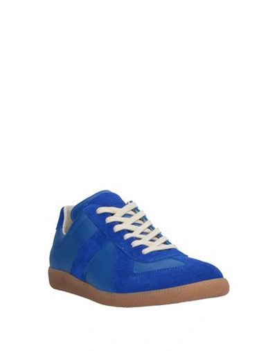 Shop Maison Margiela Sneakers In Bright Blue
