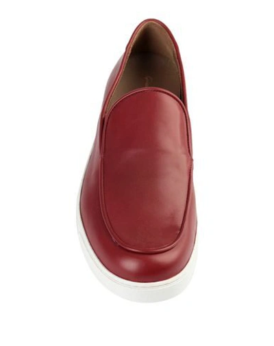 Shop Gianvito Rossi Loafers In Red