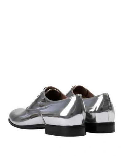 Shop Gianvito Rossi Laced Shoes In Silver