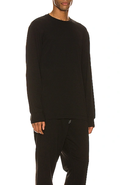 Shop Wardrobe.nyc Long Sleeve Tee In Black