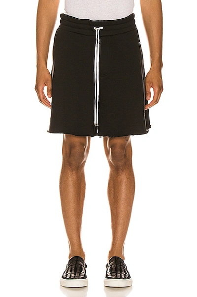 Shop Amiri Core Sweat Shorts In Black