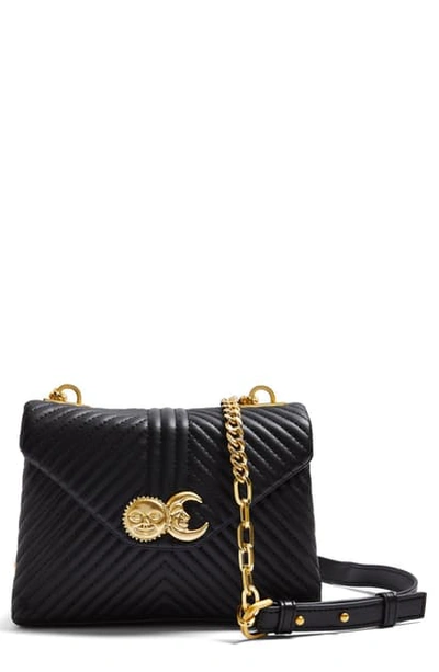 Shop Topshop Astrid Sun Moon Crossbody Bag In Black