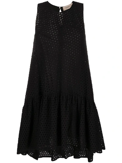 Shop Blanca Vita Sleeveless Mini Dress In Black