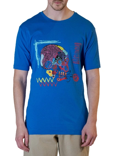 Shop Robert Graham Everglades T-shirt In Cobalt