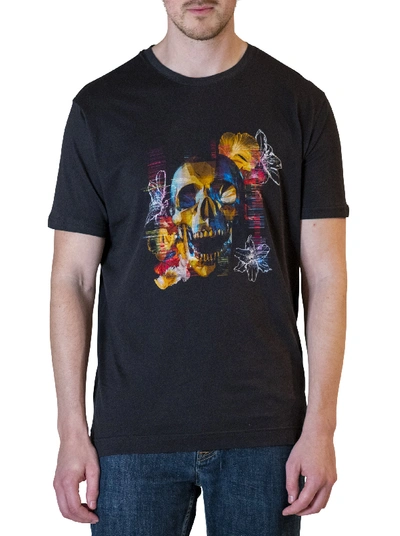 Shop Robert Graham Estero T-shirt In Black