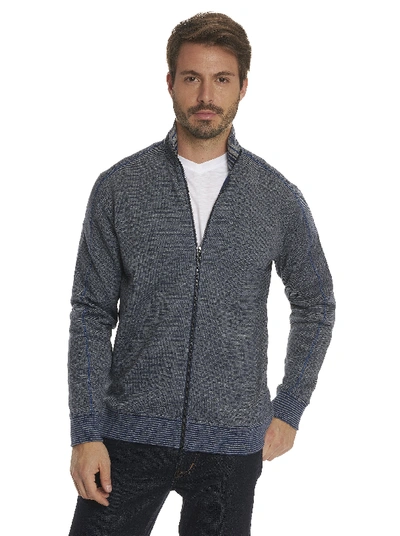 Shop Robert Graham Oneonta Knit In Navy