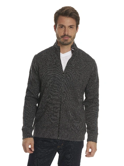 Shop Robert Graham Oneonta Knit In Charcoal