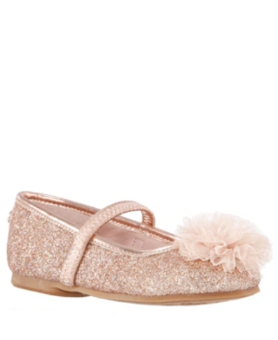 Shop Nina Meri-t Little Girls Ballet In Rose Gold-tone