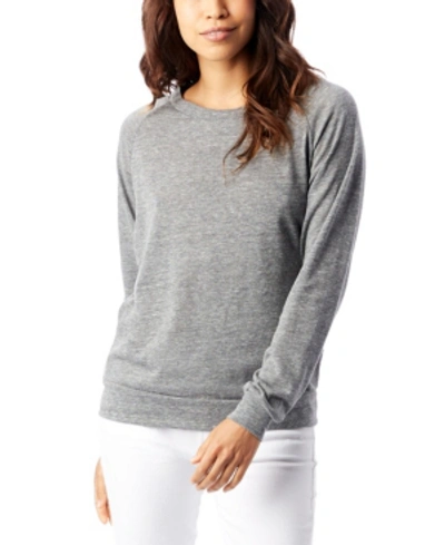 Shop Alternative Apparel Slouchy Eco-jersey Women's Pullover Top In Gray