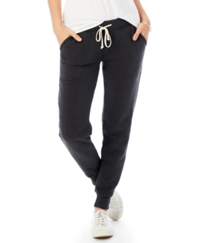 Shop Alternative Apparel Fleece Women's Jogger Pants In Black