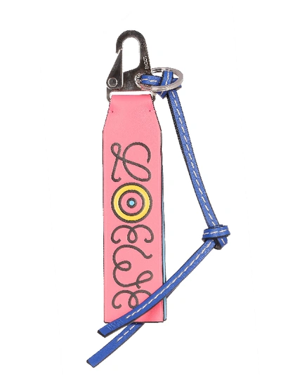 Shop Loewe Eye//nature Charm Small In Pink Blue