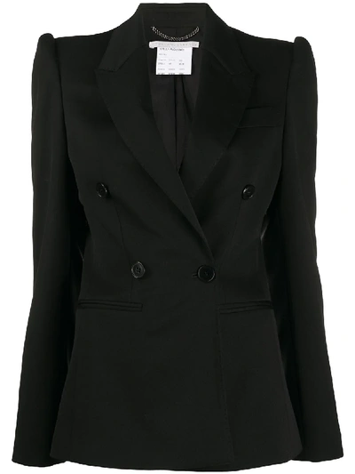 Shop Stella Mccartney Decorative Button Blazer In Black