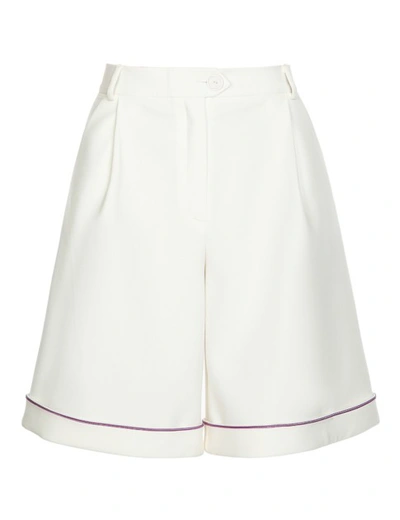 Shop Ksenia Kams Harrison Shorts In White