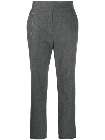 Shop Stella Mccartney Slim Cropped Trousers In Grey