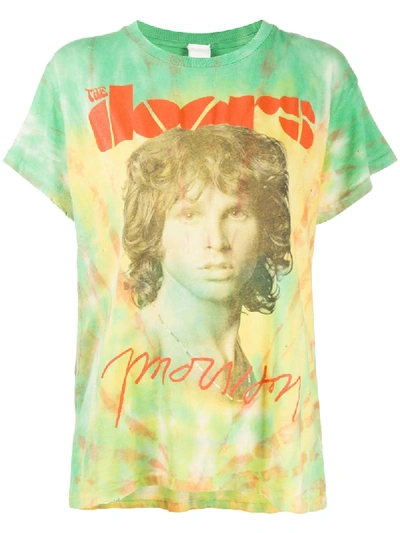 Shop Madeworn The Doors Morrison Tie-dye T-shirt In Green