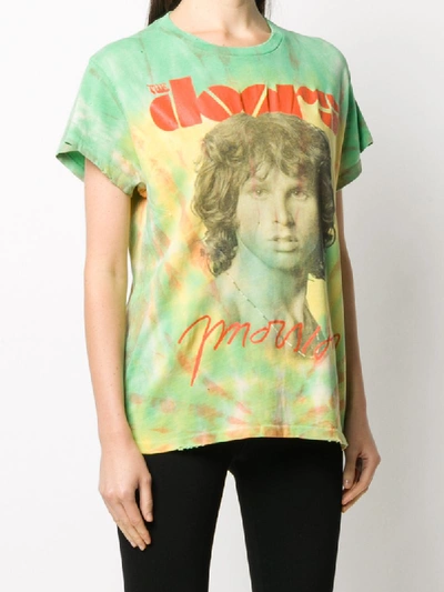 Shop Madeworn The Doors Morrison Tie-dye T-shirt In Green