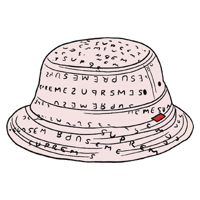 Pre-owned Jacquard Logos Denim Crusher Pink