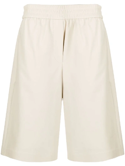 Brunello Cucinelli Wide-leg Bermuda Shorts In Neutrals
