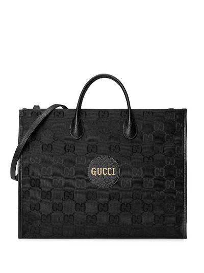 Shop Gucci Off The Grid Gg Supreme Tote Bag In Black