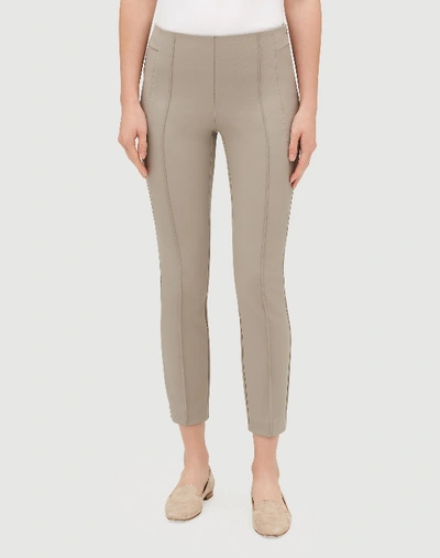 Shop Lafayette 148 Plus-size Acclaimed Stretch Gramercy Pant In Brown