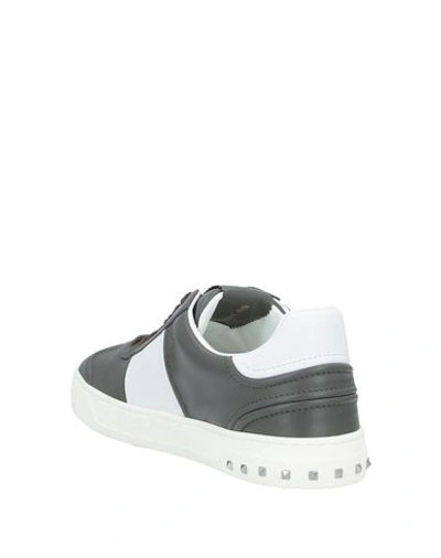 Shop Valentino Sneakers In Lead