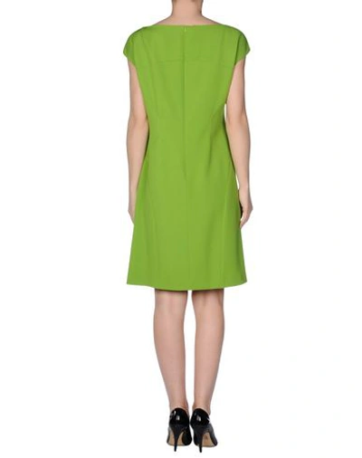 Shop Moschino Cheap And Chic Short Dress In Light Green