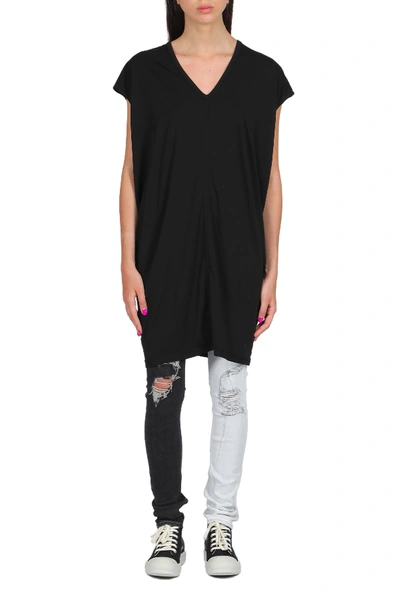 Shop Drkshdw Rick Owens- V Jumbo Tunic In Nero