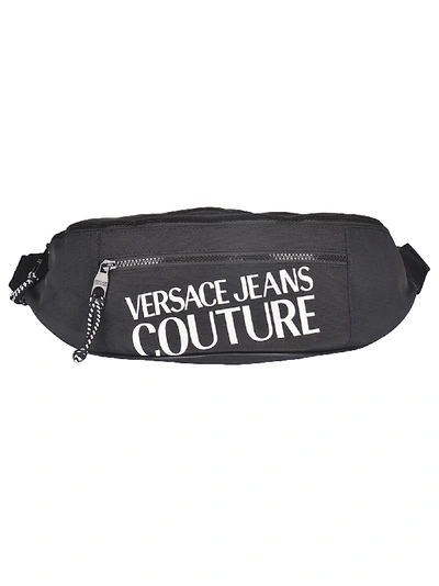 Shop Versace Jeans Couture Logo Print Zip Belt Bag