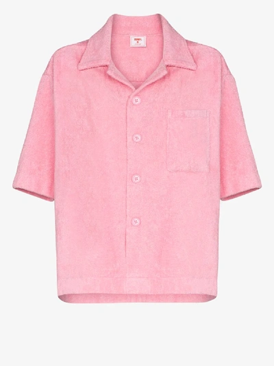 Shop All Things Mochi Boxy Cotton Shirt - Women's - Cotton In Pink