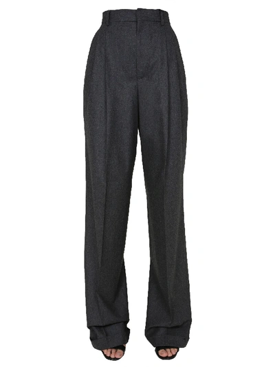 Shop Dsquared2 High Waist Trousers In Grey