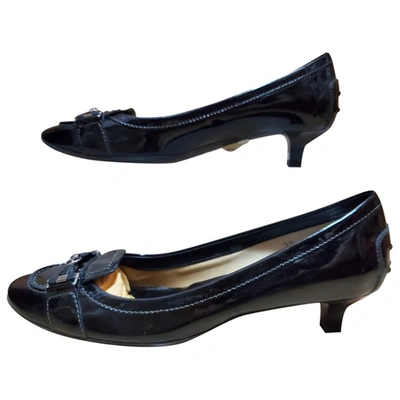 TOD'S Pre-owned Patent Leather Heels In Black