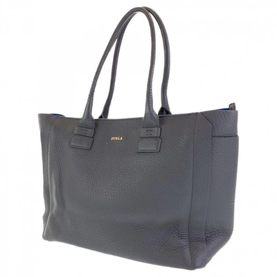 Pre-owned Furla Grey Leather Handbag