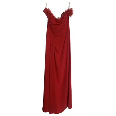 MARCHESA NOTTE Pre-owned Maxi Dress In Red