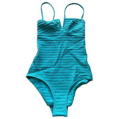Pre-owned Princesse Tam Tam One-piece Swimsuit In Turquoise