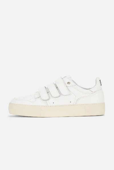 Shop Ami Alexandre Mattiussi Velcro Low Sneakers In White