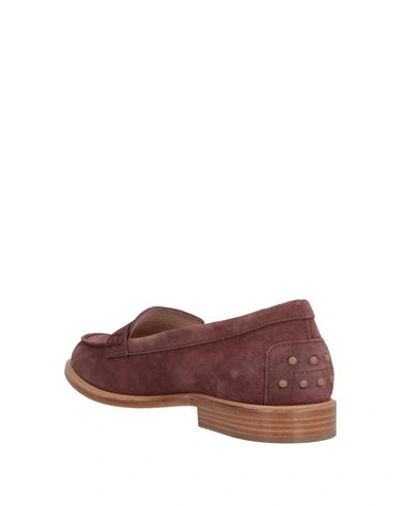 Shop Tod's Loafers In Light Brown