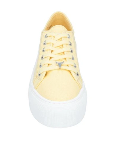 Shop Windsor Smith Sneakers In Light Yellow