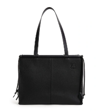 Shop Loewe Leather Cushion Tote Bag