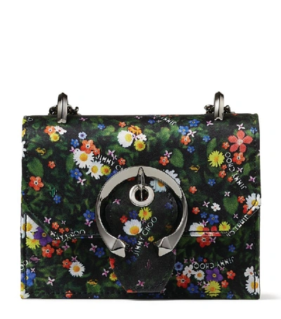 Shop Jimmy Choo Mini Paris Floral Cross-body Bag