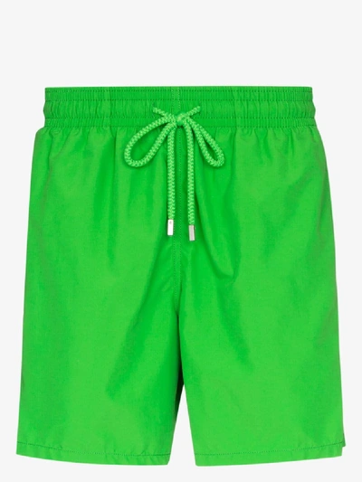 Shop Vilebrequin Moorise Swim Shorts In Green