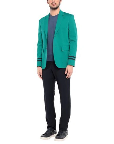 Shop Gucci Blazer In Emerald Green