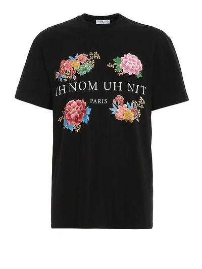 Shop Ih Nom Uh Nit Flowery T-shirt In Black
