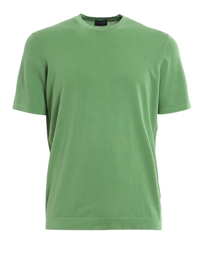 Shop Drumohr Costina Frost T-shirt In Green