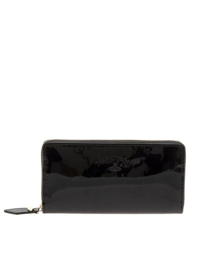 Shop Vivienne Westwood Anglomania Kelly Wallet In Black