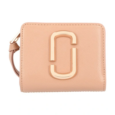 Shop Marc Jacobs The Mini Compact Wallet In Sunkissed