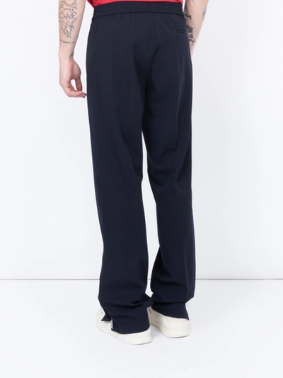 Shop Valentino Straight Fit Trousers