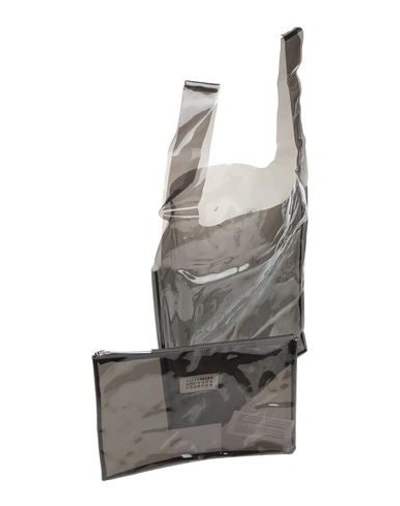 Shop Maison Margiela Woman Handbag Black Size - Pvc - Polyvinyl Chloride
