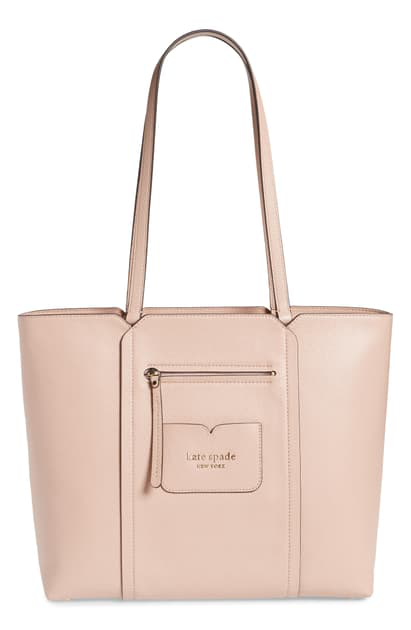 kate spade pink leather tote
