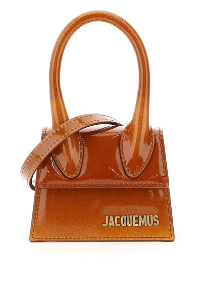 Shop Jacquemus Le Chiquito Shaded Micro Bag In Beige,brown